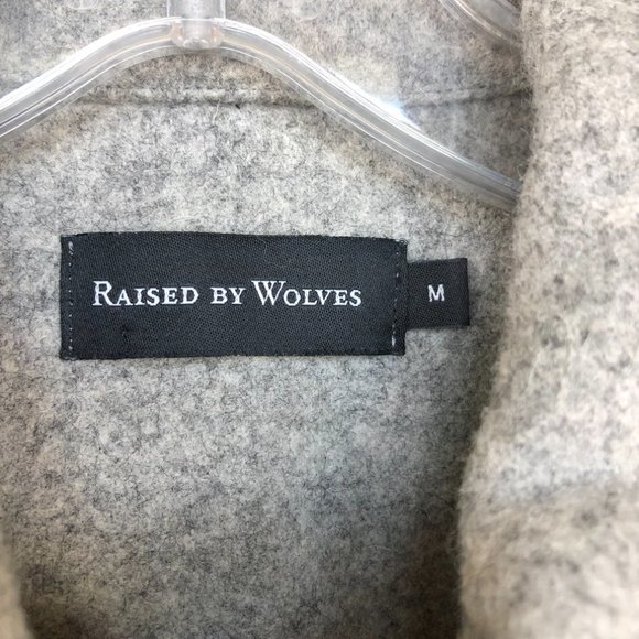 Raised By Wolves x Woolrich Plaid Contrast Button Shirt Sz M Unisex - Picture 5 of 15